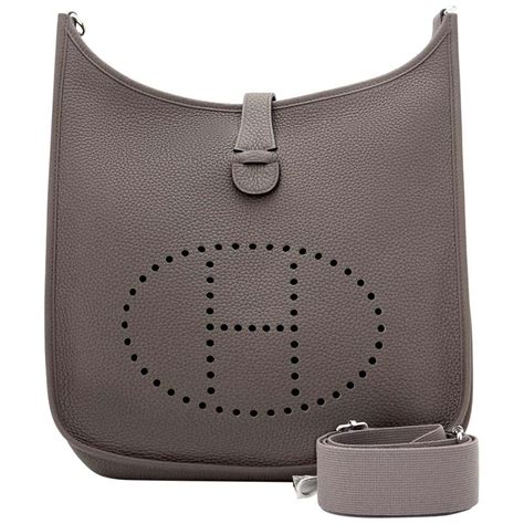 hermes crossbody bag grey